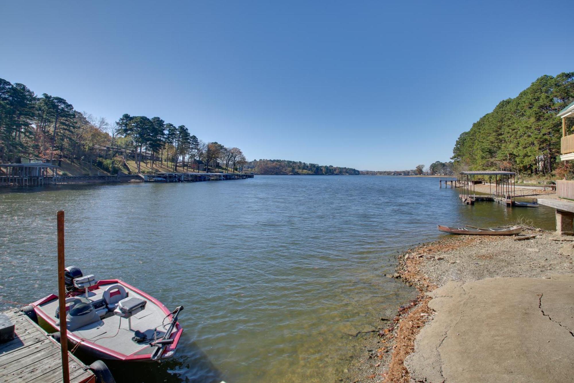 Hot Springs Condo With Lake Access And Boat Dock! Buitenkant foto