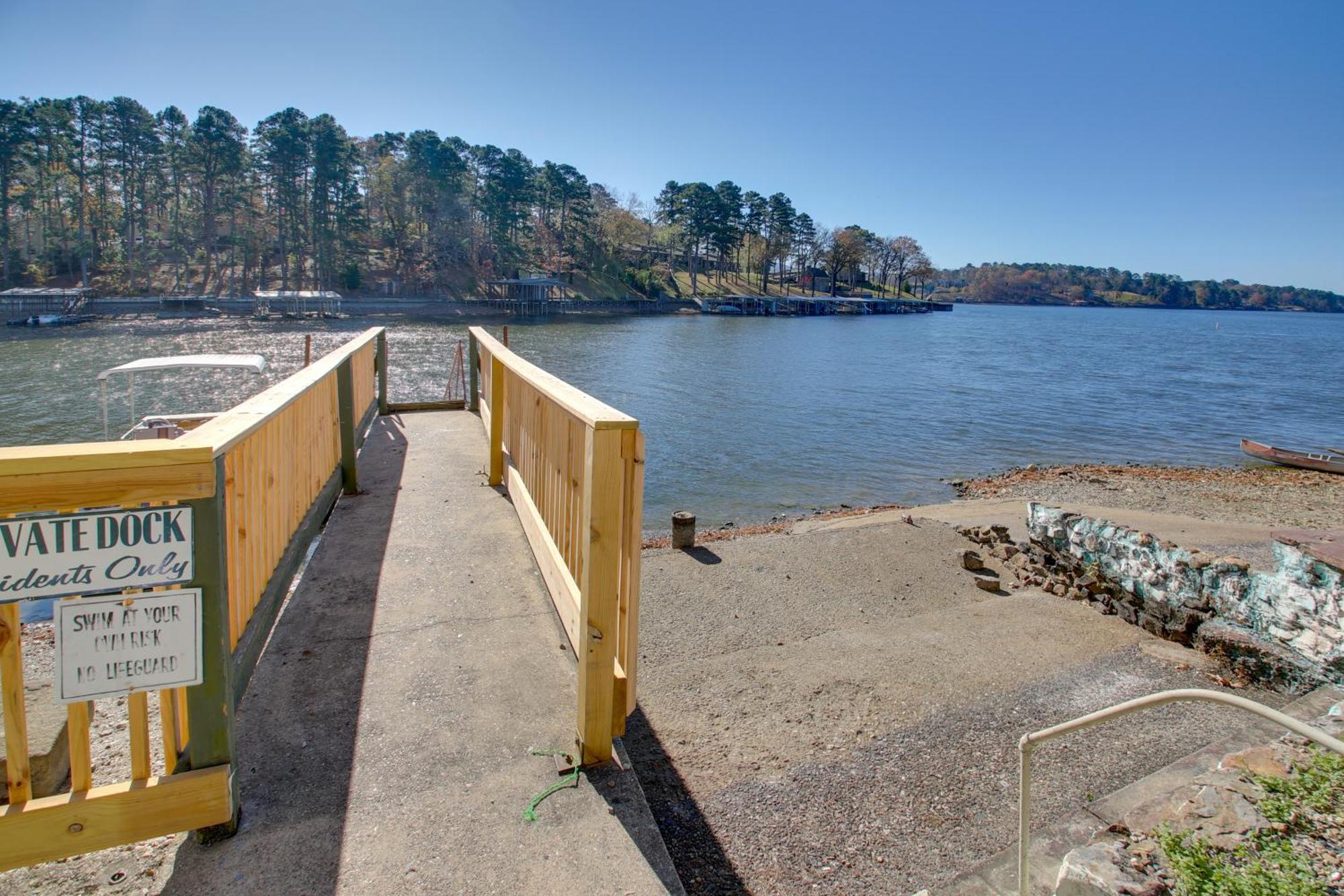 Hot Springs Condo With Lake Access And Boat Dock! Buitenkant foto